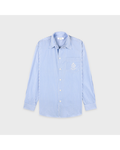 Crown Tennis Velour Polo - Forest/Ecru