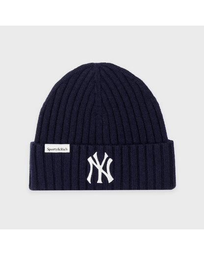 Heritage Yankees Serif Cashmere Polo - Navy/White