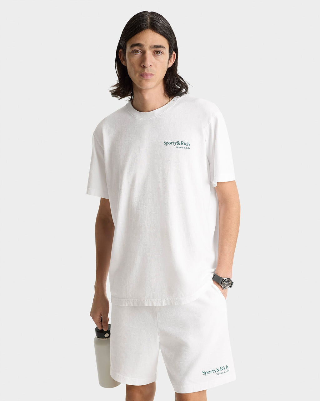 Play Tennis Gym Short - White/Alpine