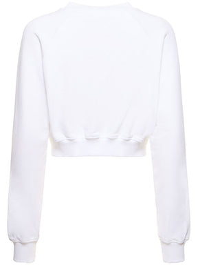 Casablanca Casa Sport cropped jersey sweatshirt