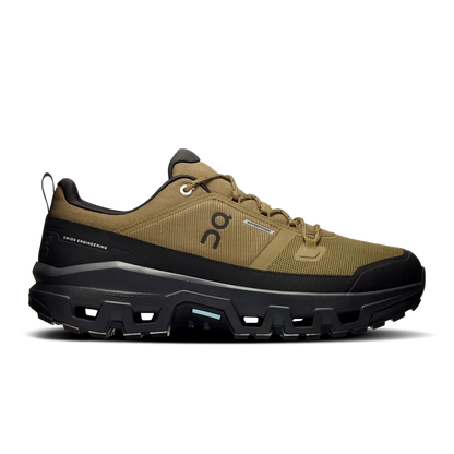 On Running Cloudrock Low Waterproof Hunter | Black