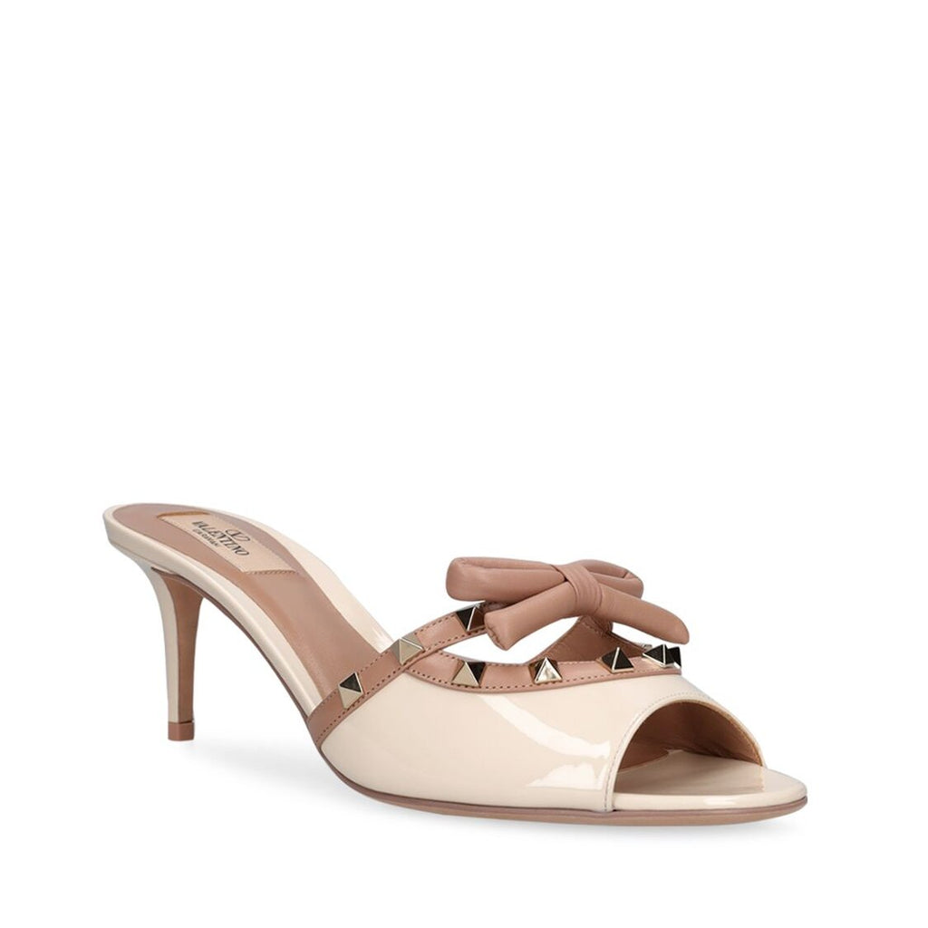 Valentino Garavani Valentino Garavani 60mm Rockstud Bow patent heels - Size: UK 5 Heels | Shop From The Mirage