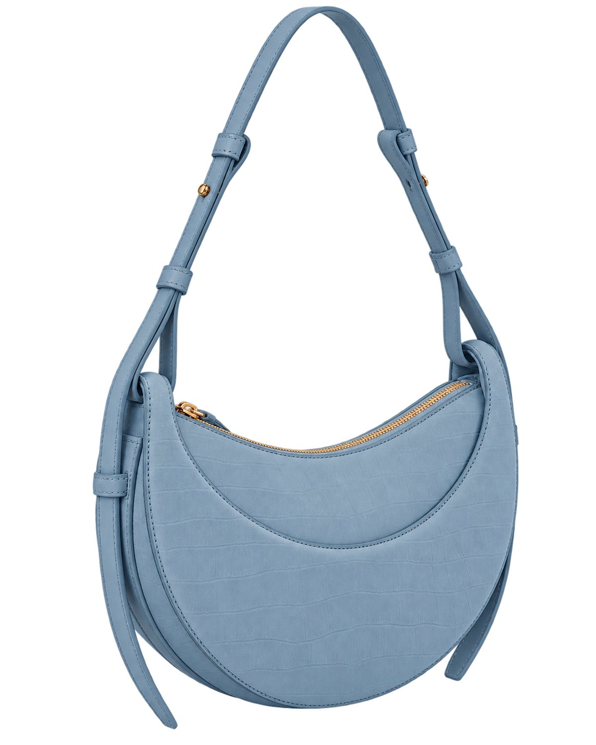 Numéro Dix - Crocodile Nubuck Polar