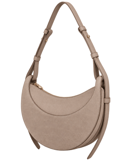 Numéro Dix - Crocodile Nubuck Taupe