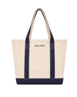 Eden Crest Two Tone Tote - Natural/Navy