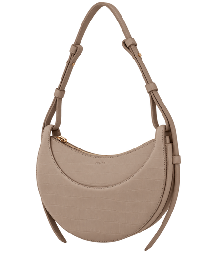 Numéro Dix Edition Crocodile Nubuck Taupe