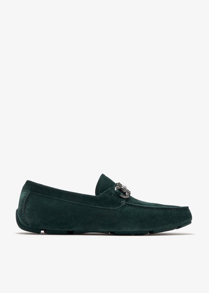 Ferragamo Gancini driving loafers