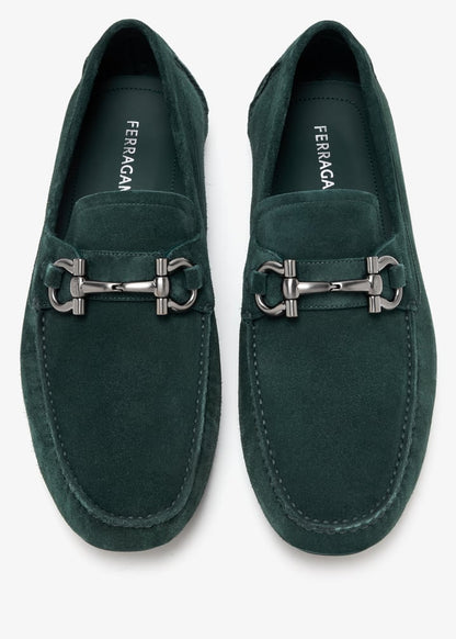 Ferragamo Gancini driving loafers