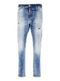 Dsquared2 'Cool Guy' Blue Five Pocket Jeans with Faded Effect in Denim Man