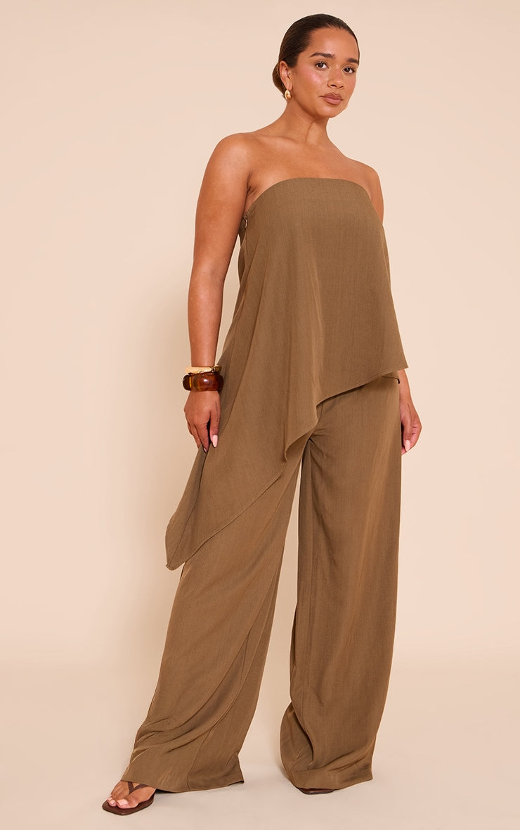 Shape Mocha Tailored Highwaisted Wide Leg Trousers