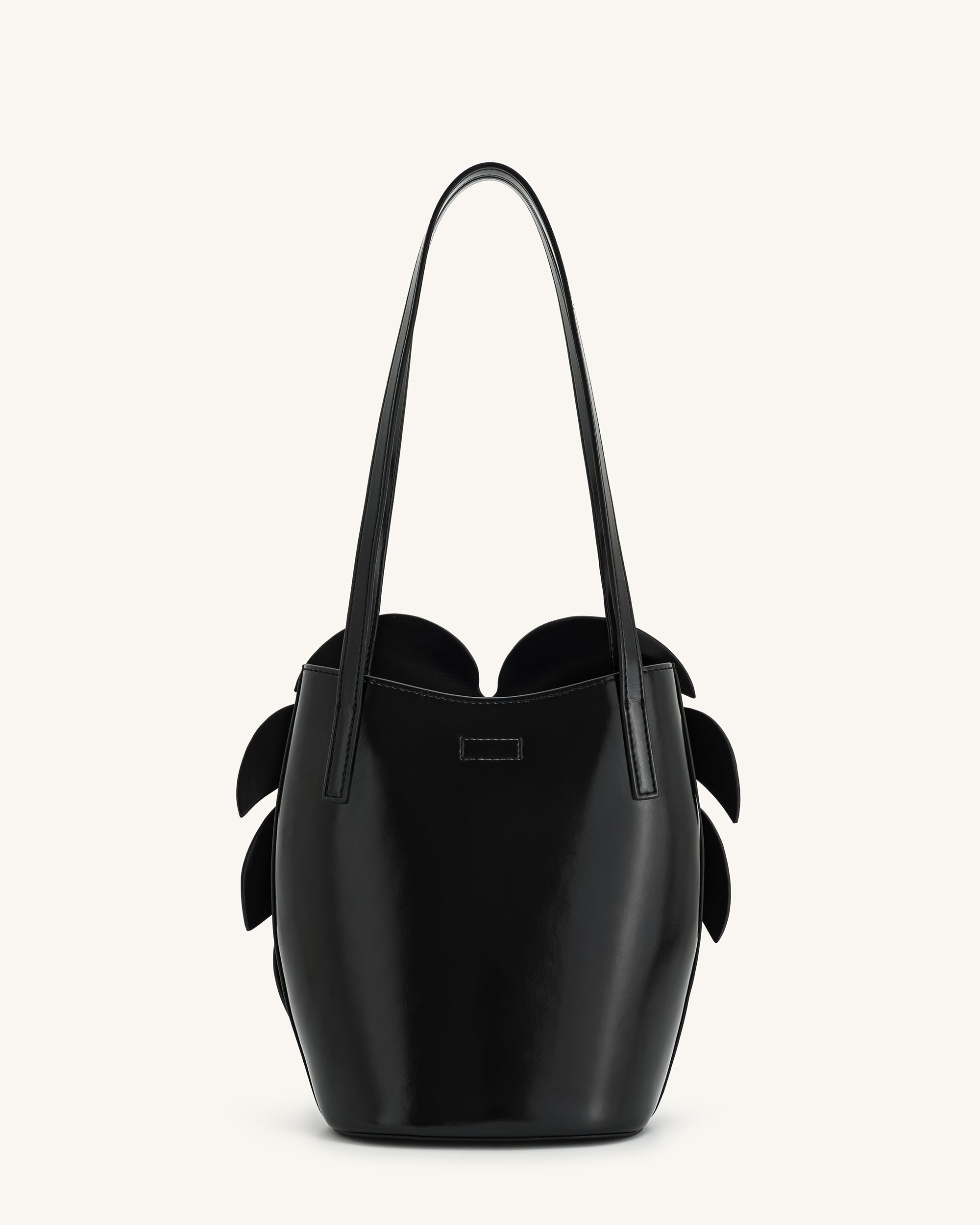 Cecelia Leaf Shape Shoulder Bag - White