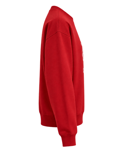 California Emblem Crewneck - Ruby/White