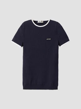 Miu Miu  Technical Yarn Crew-Neck Sweater