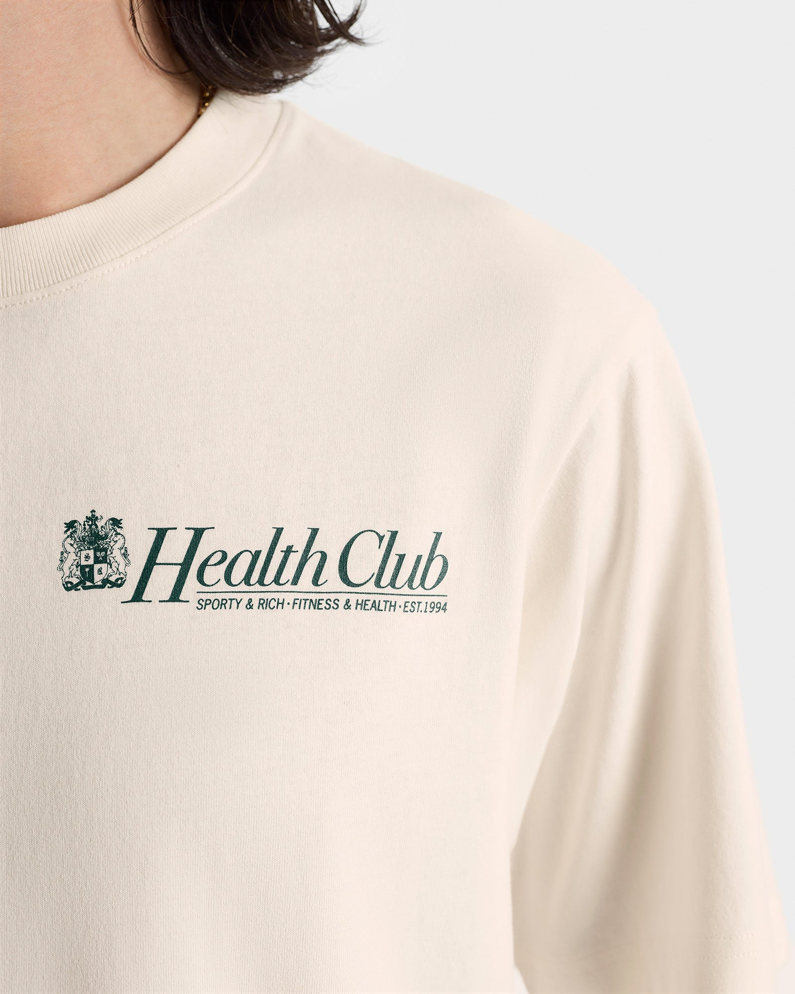 Lion Health T-Shirt - Cream/Navy
