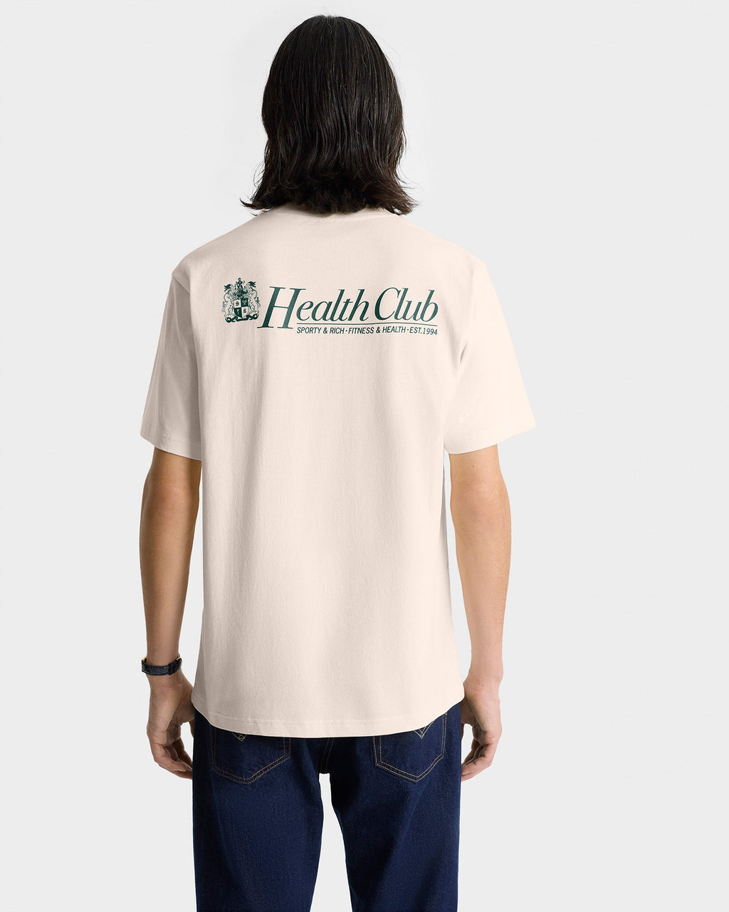 Lion Health T-Shirt - Cream/Navy