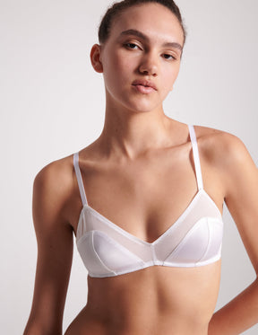 Beatrice Bralette White