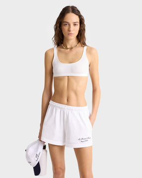 Faubourg Disco Short - White/Navy