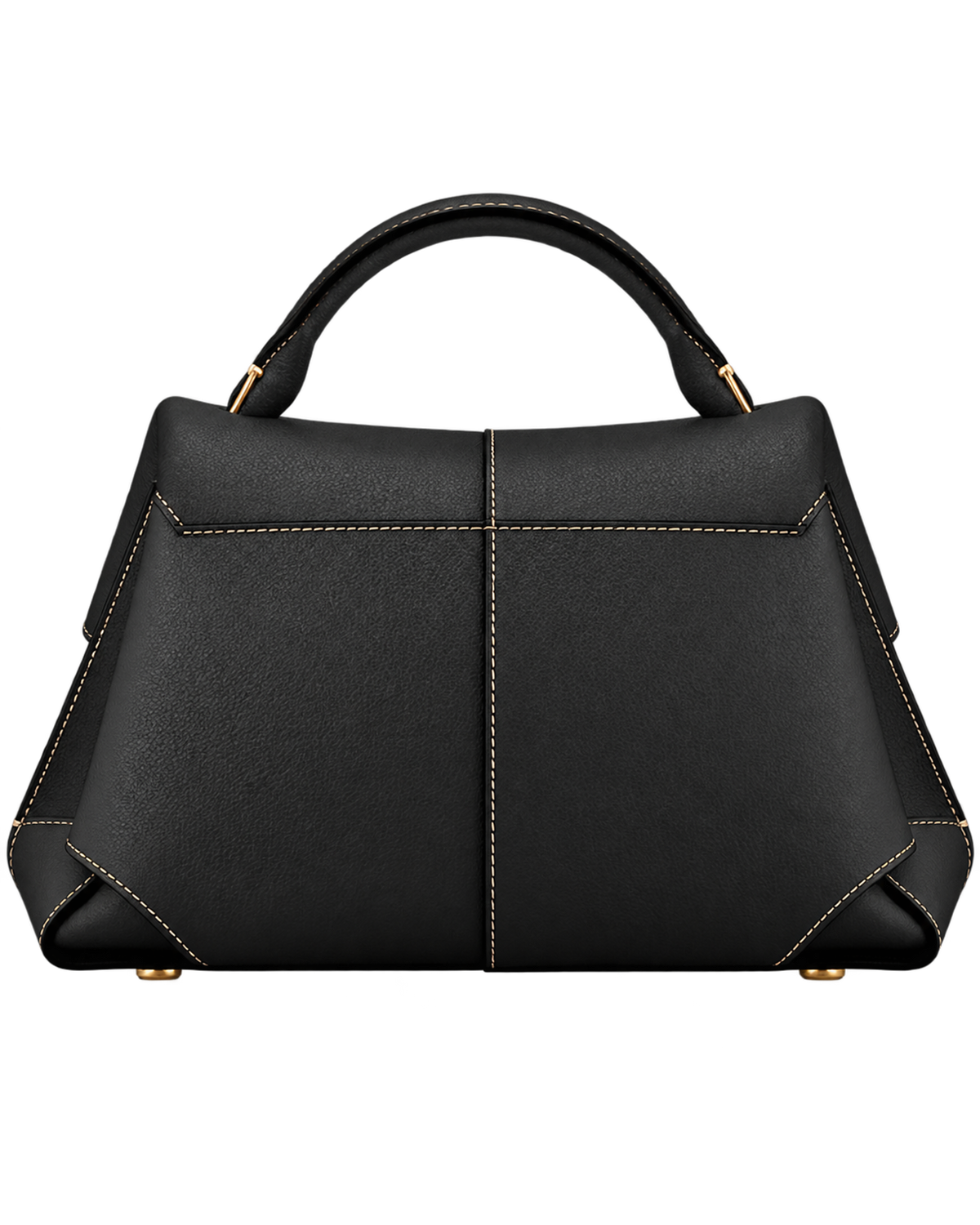 Mokki Edition Textured Black with Ecru Stitching