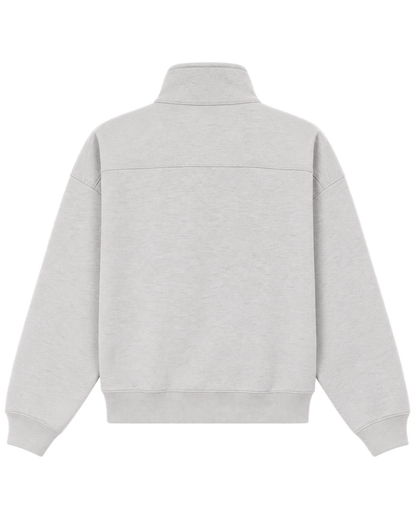 BH Crest Quarter Zip - Heather Gray/Navy