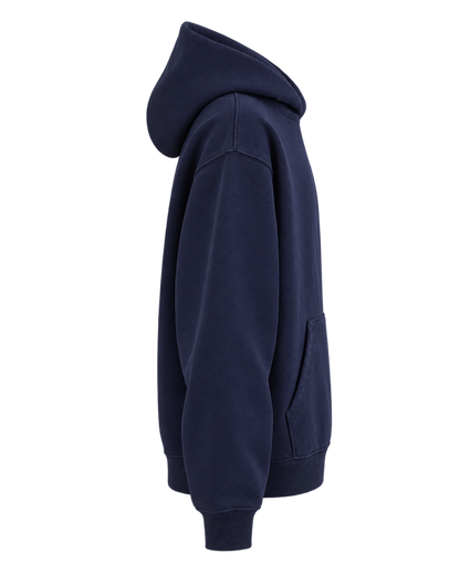 Eden Crest Hoodie - Navy/White