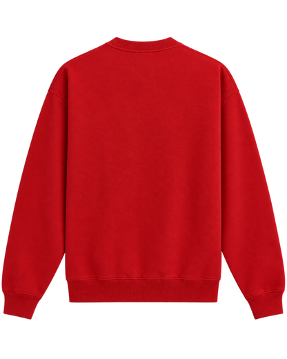 California Emblem Crewneck - Ruby/White