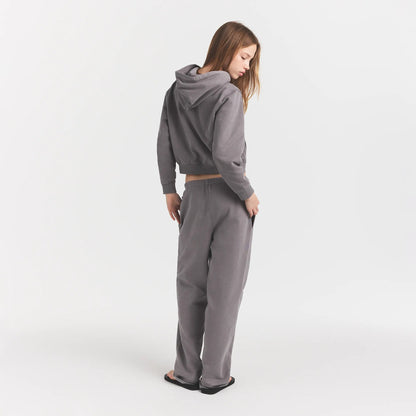 Boyfriend Fleece Straight Leg Pant