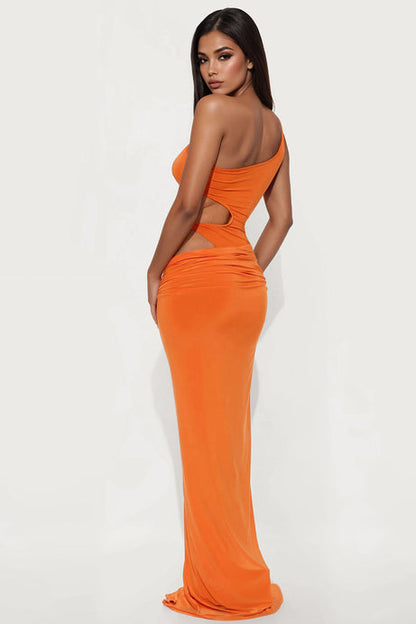 Georgina Cut Out Maxi Dress - Orange