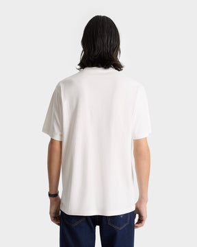 H&W Crest T-Shirt - White/Navy