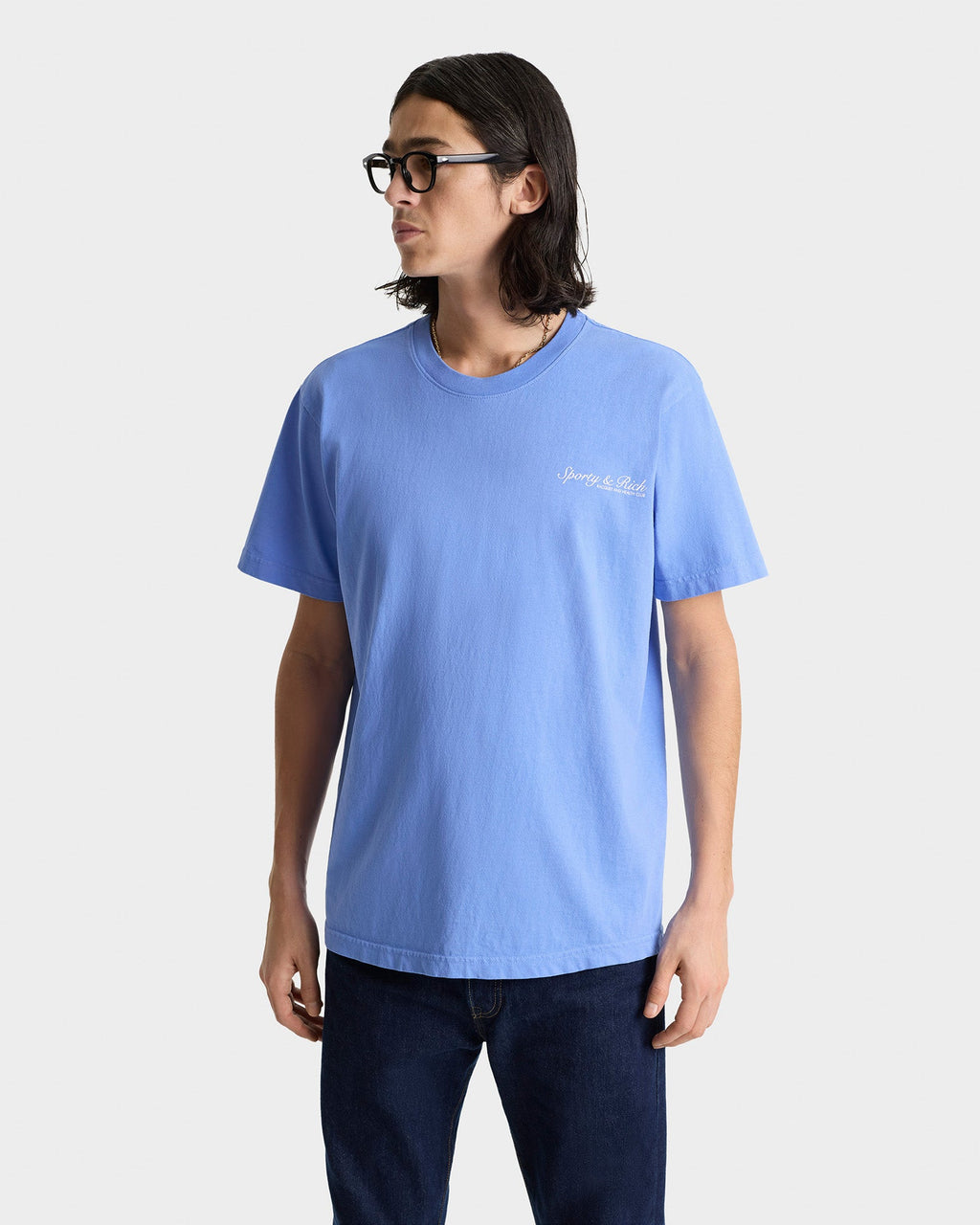 Syracuse T-Shirt - Flax blue