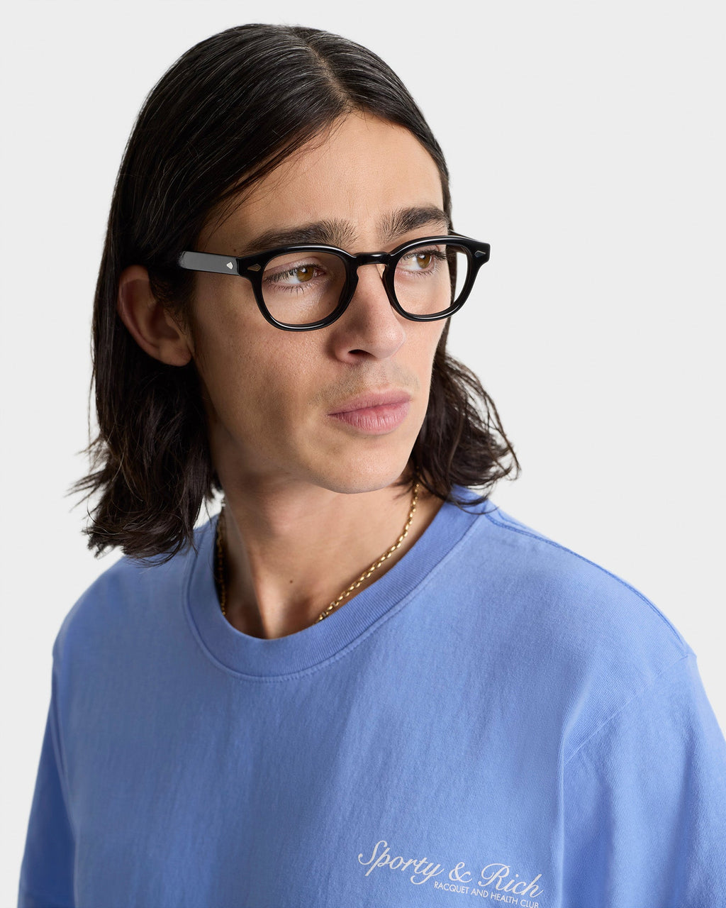 Syracuse T-Shirt - Flax blue