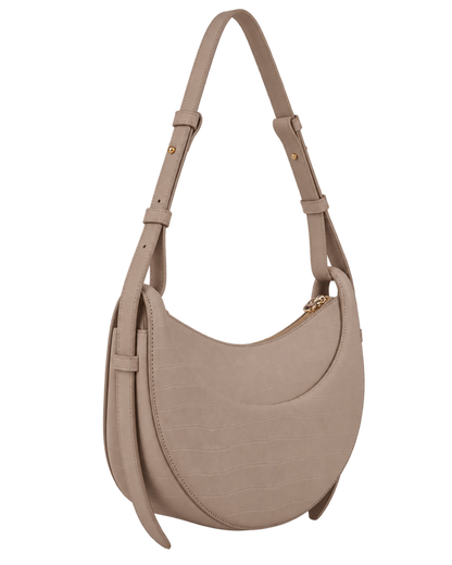 Numéro Dix - Crocodile Nubuck Taupe