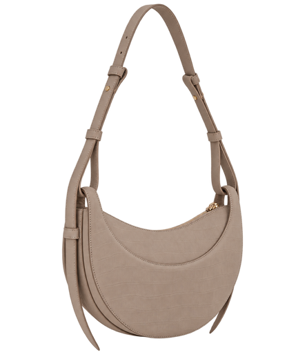 Numéro Dix Edition Crocodile Nubuck Taupe