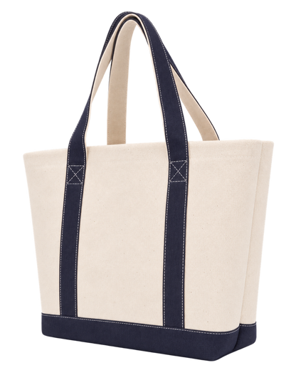 Eden Crest Two Tone Tote - Natural/Navy