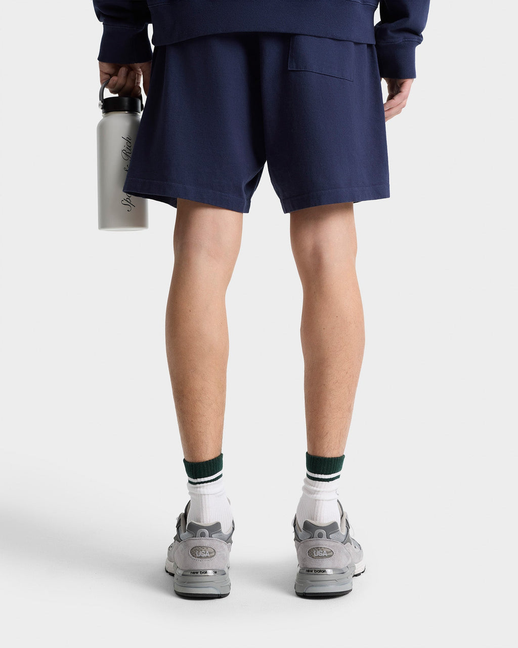 Royal Club Gym Short - Navy/White