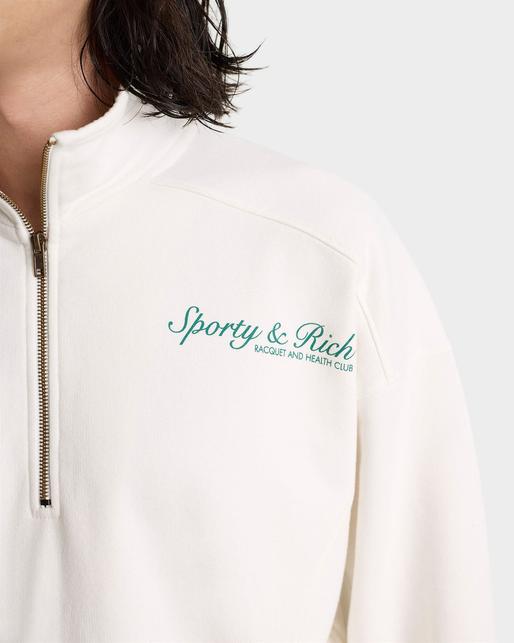 Syracuse Quarter Zip - White/Alpine