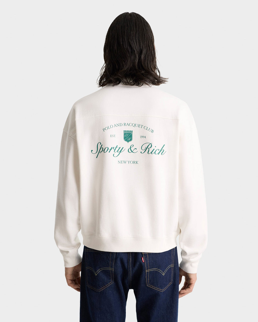 Syracuse Quarter Zip - White/Alpine