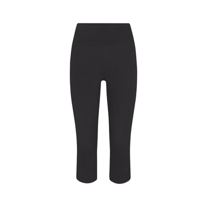 Cotton Jersey Foldover Capri
