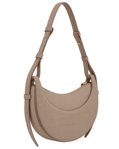 Numéro Dix Edition Crocodile Nubuck Taupe