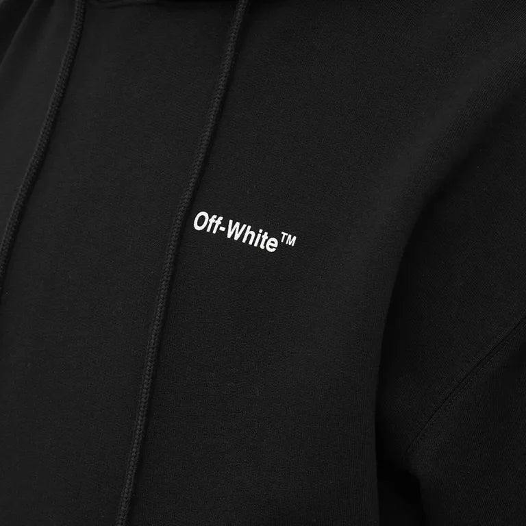 Off White Off-White Diagonal Helvetica Oversized Hoodie - Size: XXS Hoodies | Shop From The Mirage