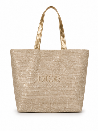 DIOR BEAUTY HOLIDAY GLITTER CHRISTMAS 2025 GIFT TOTE BAG