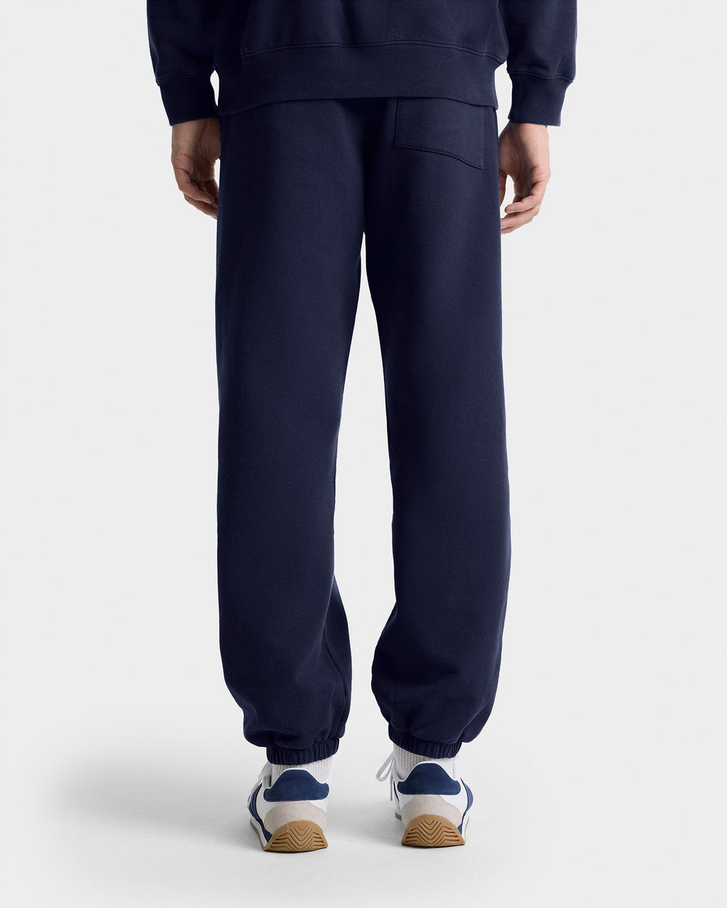 Vendome Embroidered Sweatpant - Navy/White