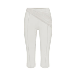 Ultra Fine Mesh Draped Capri