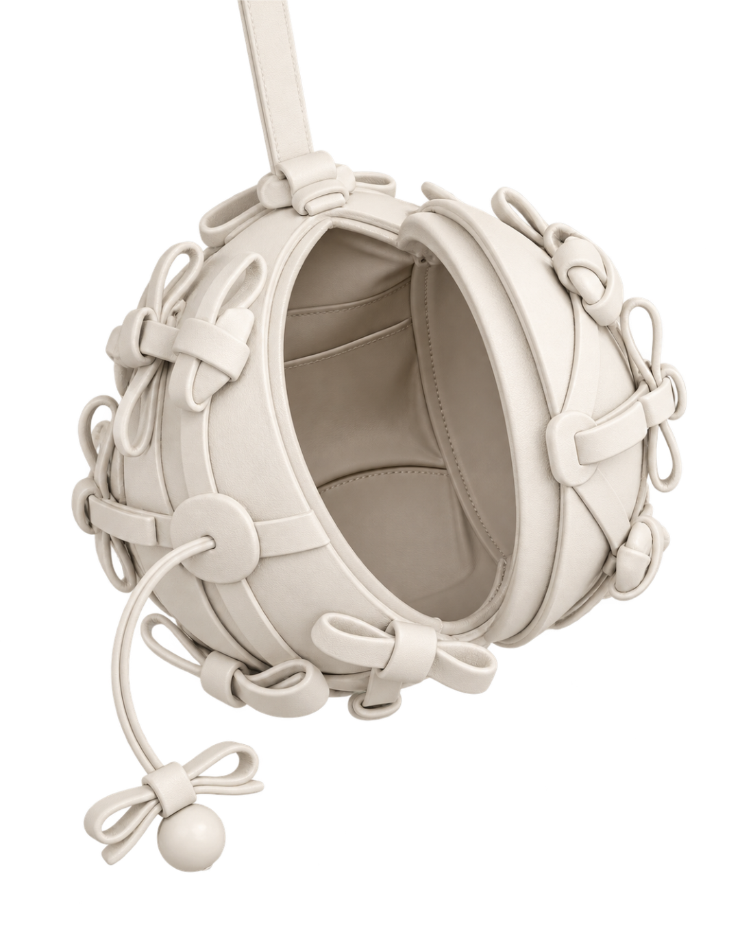 Button Bow Sphere - Porcelain