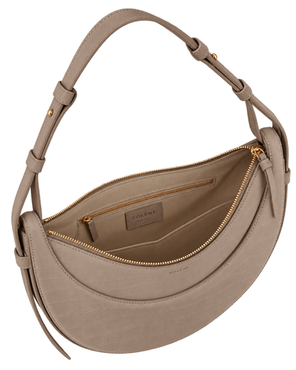 Numéro Dix - Crocodile Nubuck Taupe