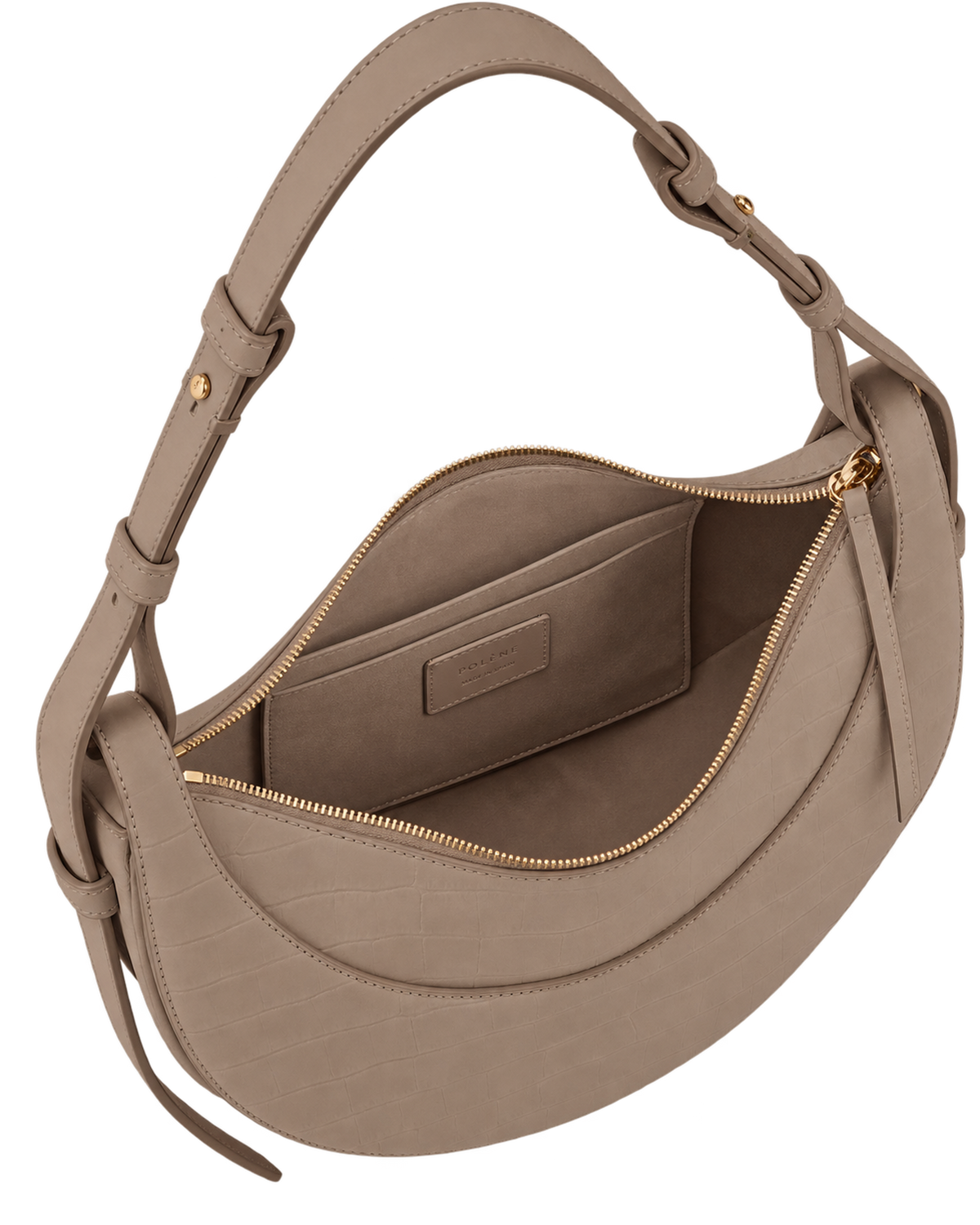 Numéro Dix Edition Crocodile Nubuck Taupe