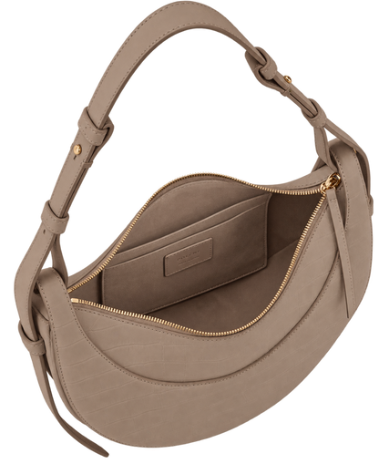 Numéro Dix Edition Crocodile Nubuck Taupe