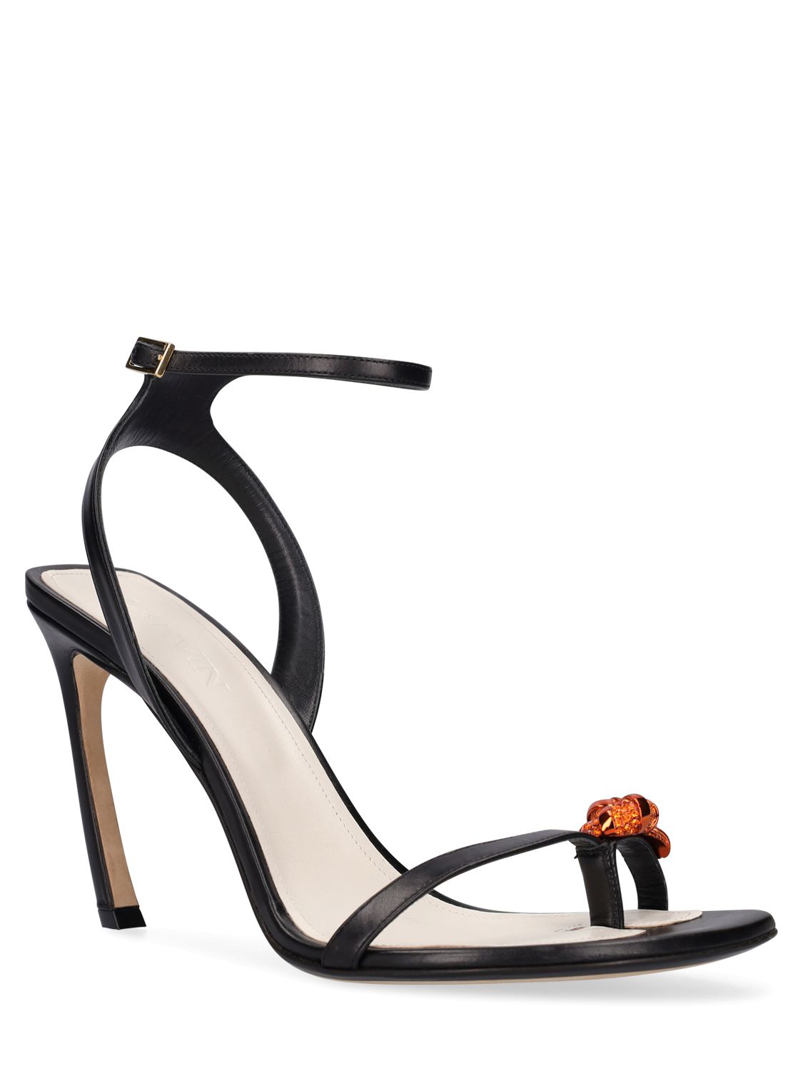 Lanvin 95mm Swing leather high heel sandals