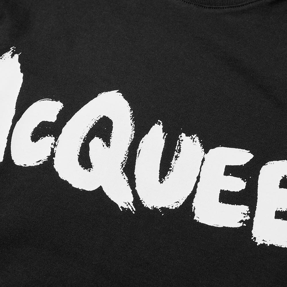 Alexander McQueen Men's Graffiti Logo T-Shirt