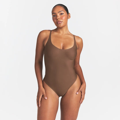 Skims Body Scoop Low Back Thong Bodysuit