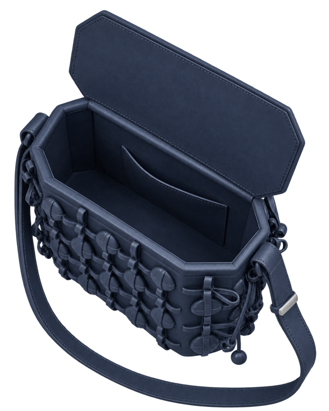 Button Bow Box - Ink